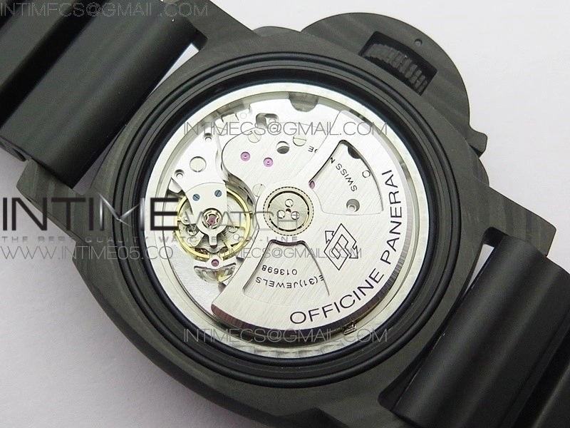 PAM979 Carbotech VSF 1:1 Best Edition Carbon Dial on Rubber Strap P.9010 Clone